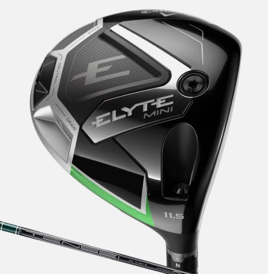 Callaway Elyte Mini Driver 13.5 Mitsubishi Tensei Green 60 Stiff brand new Kurabu Golf