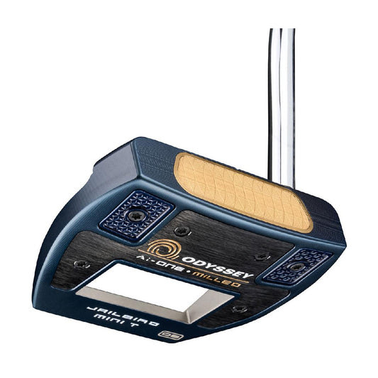 Odyssey Ai-One Milled Jailbird Mini T double bend putter 34 inch Stroke Lab 90 pre-owned Kurabu Golf